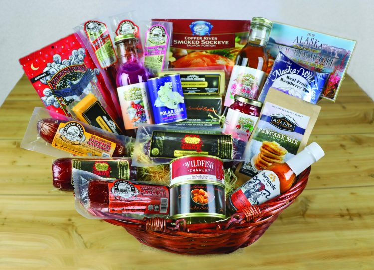 Alaska Wild Berry Homesteader Meat, Fish, Cheese Basket